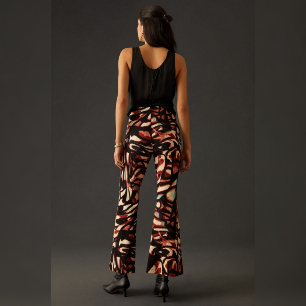 Anthropologie Joni Jacquard Knit Pants‎ Multicolored Women's Size Medium - Picture 2 of 11
